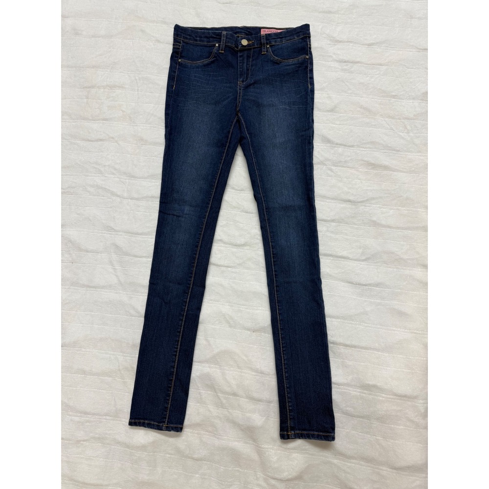 BLANKNYC Spray On Skinny Jeans Dark Wash Size 14 Women‎
